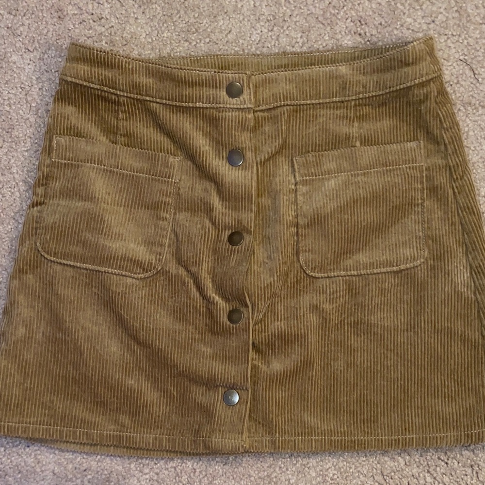 Corduroy Mini Skirt!